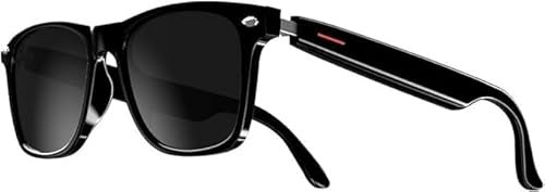 Smart Glasses for Men and Women,Smart Bluetooth Glasses in Mic & Speakers,Open Ear Bluetooth Audio Glasse,Blue Light Filter & UV Pretection Polarized Lenses,Waterproof Glasse For Cycling, Hiking (D)