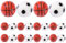 Happyyami 20-Teiliges Set wohnzimmerdeko wohnaccessoires Spielzimmerdekoration bastelzeug Spielhaus-Dekoration Mini-Zappelspielzeug Kleiner Basketball Netz Feenhaus Zubehör DIY zubehör Harz