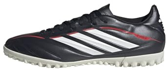 adidas Unisex-Adult Copa Pure Iv Club Turf, Black/White/Lucid Red, 11