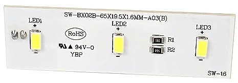 for Refrigerator LED Light Strip Replacement for Refrigerator ZBE2350HCA SWBX02B Repair Part