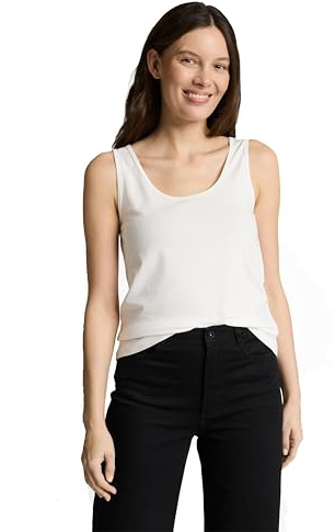 TOM TAILOR Damen Top mit Rundhalsausschnitt