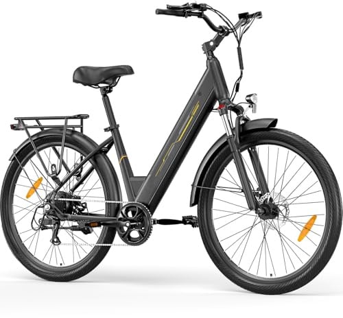 Bici Elettrica 27,5 donna Motore da 250W, 36V 15.6 Ah Batteria Rimovibile