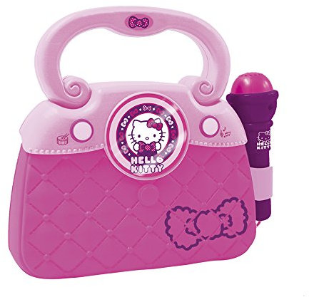 Hello Kitty 1511 Handtasche mit Mikrofon, Lautsprecher und MP3 Anschluß