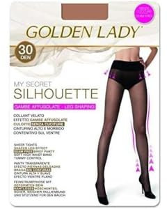 Goldenlady Mysecret Silhouette 30 Collant, Donna, Oro (Bronzer K30A), Small (Taglia produttore:2 – S)
