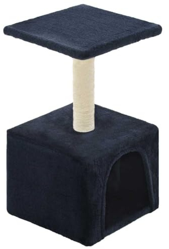 vidaXL Katzen-Kratzbaum Sisal 55 cm Dunkelblau