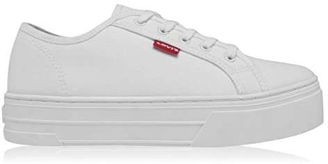 Levi's Damen Tijuana Sneaker, Weiß B White 50, 38 EU