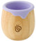 bamboo bamboo Taza de para Bebés y Niños, Taza de Aprendizaje con Borde de Silicona para Protección de Dientes y Encías, Capacidad de 150ml para la Transición (Lila)