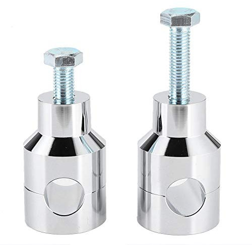 Elevador de manillar, abrazadera de elevadores de manillar de 25 mm/1 pulgada con perno, piezas de motocicleta universales para abrazadera de manillar Bobber Chopper