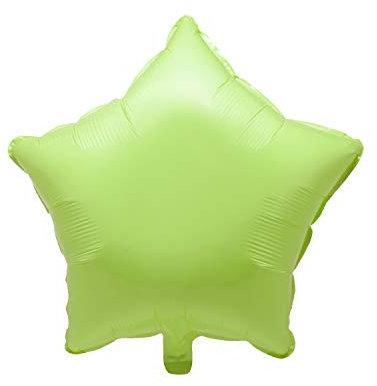Oblique Unique® Stern Folien Luftballon für Geburtstag Kindergeburtstag Hochzeit JGA Party Feier Weihnachten Deko Ballon Folienballon (Grün)