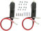Dongge Auto-Ersatzstecker für Zigarettenanzünder 12 V / 24 V KFZ Schiff DIY-Netzkabel für Zigarettenanzünder Der Stecker Wird mit Ersatzsicherung und Klemmen-Kit geliefert 2 Stück Set