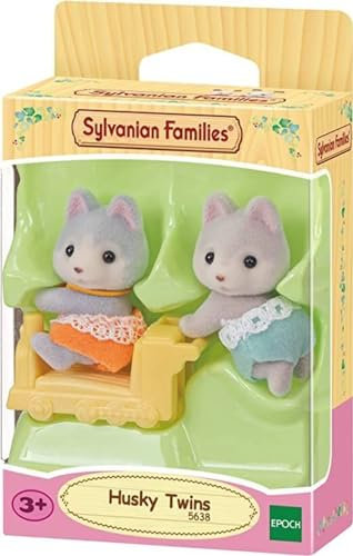 Sylvanian Families 5638 Husky Zwillinge - Figuren für Puppenhaus