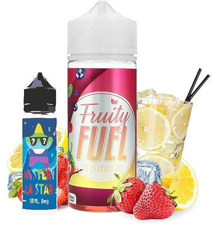 The Diabolo Oil 100ml Fruity Fuel Fuel by Maison Fuel - Sans Tabac - Sans nicotine + un eliquide 50ml Balboul Juice Limonade Fraise