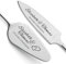 SMARTEON Let's Eat Cake Cake-Server Set mit Tortenmesser und Personalisierter Gravur – Hochzeitsgeschenke für Brautpaar, Geburtstag, Jubiläum, Geschenkidee für Paare – Silber Set in Geschenkbox