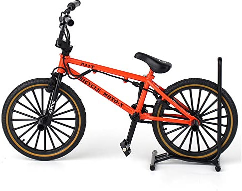 Jiahuade Fahrrad Modell Deko Fahrrad Miniatur 1:8 (7.87 * 5.12 Zoll) Collection Deko Druckguss Spielzeug Mini Bend Fahrrad Modell Rennrad Mountainbike (L)