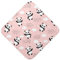 Ceiurey Pink Panda Baby Jungen Mädchen Badetuch Niedliche Katze Bär Kapuzenhandtücher Neugeborene Kleinkinder Bio-Baumwolle Waschlappen Dusche Strandtuch 76,2 x 76,2 cm
