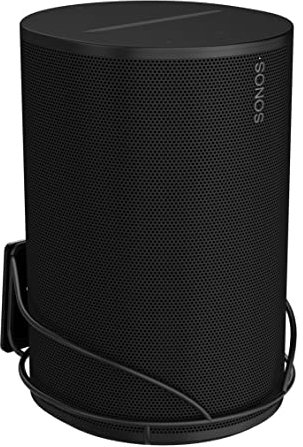 Aokicase For Sonos Era 100 Holder Sonos Era 100 Wall Mount Stand Mount Accessories with Integrated Cable Management, Smart Home Speaker Accessories Rack (Black, JT01) 1PSC