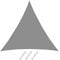 AMANKA 98% Protección UV: 7x7x7 Toldo Triangular Impermeable - Toldo Vela para Sombra - Toldo Terraza Triangular Toldo Patio Exterior - Toldo Vela Grande Sombra Jardin Exterior Tela Triangulo Sombra