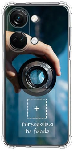 Tumundosmartphone Personalisieren Sie Ihre transparente stoßfeste Silikonhülle personalisierte Handyhülle mit Ihrem Foto für OnePlus Nord 3 5G personalisierte Zeichnung