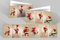 Edition Colibri 10 Panoramakarten, Weihnachtskarten mit Umschlag Set: Lustige Weihnachtsmänner inkl. Umschlag, Weihnachtskarte Set, Klappkarten mit Umschlägen, Merry Christmas (11146)