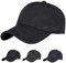 iMeshbean Basecap Herren Damen, Verstellbar Baseball Cap Schirmmütze Modische Camo Kappe Snapback Cap Sommer Mütze Casual Outdoor Hut für Sport Reise Freizeit (Cooles Schwarz)