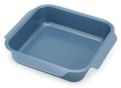 Joseph Joseph Nest Bandeja de Horno en Acero al carbono, revestimiento Antiadherente para Hornear, Asar, Cocinar, con 4 asas inclinadas, 30cm x 30cm x 6.4cm, Azul