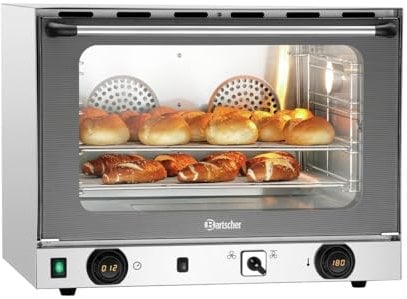 Four inox à convection 4 x GN 1/1, avec humidificateur, 3000 W, 220 V - MONO