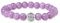 MetJakt Naturelles 8mm Pierres Bracelet précieuses deavec Cristal Bangle en perles avec pendentif en Argent Sterling 925 Pendentif Double Bonheur (Phosphosidérite)