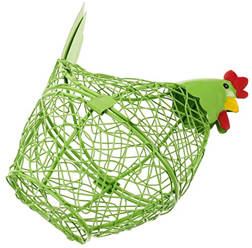 TOPBATHY Hen Egg Basket Egg Baskets for Fresh Eggs Chicken Egg Basket Reliable Egg Holder Home Supplies Hen Shape Storage Basket Chicken Shaped Egg Basket Multi-function Basket