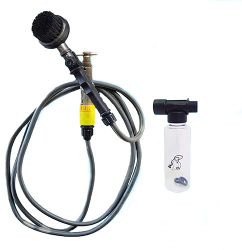 Mud Daddy Brush & Tap Kit Supplied with Shampoo Dispenser Pet Washing Device, 3 Metre Hose, Hose Attachment