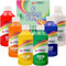 Kids Painting Set, Washable Paint for Kids 6 Colors, Non Toxic Tempera Paint 8 oz Each, Paints for Toddlers Art, Craft, School and Home Finger Paints Projects