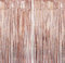 ZayNey Lametta Vorhang 2 Stück 1 M x 2 M, Deko Vorhang, Geburtstags Deko, Partyvorhänge, Gläzende Metallic-Vorhänge, Funkelnde Folienvorhänge, (Rosa)