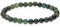 Lebensquelle Plus Kugelarmband | Perlen Armband 6 mm | Hochwertiges Edelsteinarmband | Natur Stein Edelsteinarmband dehnbar (Moosachat)