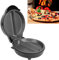 OZTYSGXM 850W Electric Pizza Oven for Countertops, Household Pizza Maker Machine with Non Stick Plates and Indicator Light, Even Heating for Pizzeria Restaurant Use