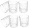 KICHOUSE 6Pezzi Bicchieri da Whisky Eleganti Bicchieri per Cocktail e Resistente per Feste e Speciali