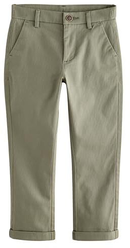 NEXT Jungen Chinohose mit Stretch Olivgrün 176