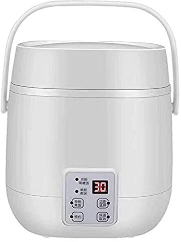 Low Sugar Reiskocher mit Dampffunktion - 2L Digitaler Multikocher, Edelstahl-Innentopf, Timer & Erwärmung, kompaktes Design für kleine Räume