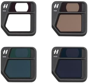 WJYOZSA for DJI Mavic 3 ND Filter Set (ND4/8/16/32) (ND64/128/256/512) for Cine Weitwinkel Objektiv Professionelle Video Aufnahme Einfach zu reparieren(ND4 8 16 32)