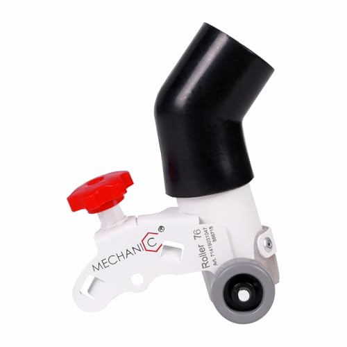 Mechanic Roller 76 – Führungsschlitten für Mini-Winkelschleifer 76mm | Präzise 90° Schnitte in Feinsteinzeug & Keramik | Staubabsaugung & kugelgelagerte Rollen | Zubehör für Fliesenleger
