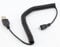 rhinocables USB 2.0 to MICRO plug cable SPRING COILED Fast Data Sync Spiral Lead for smart phones mobiles (2m)