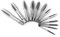 12pcs Maschi per Filettare Cuscinetto a Vite Rubinetto a Mano in Acciaio, Rubinetto con Filettatura Diritta M3 / M4 / M6 / M8 / M10 / M12, Trapano Elettrico a Filetto Dritto per Flauto