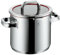 WMF - Casseruola in acciaio inox 20 cm + coperchio argento 2,4 kg acciaio inossidabile