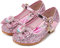 YOSICIL Scarpe da Principessa Bambina e Ragazza Scarpe con Tacco Scarpe Glitterate Cosplay con Paillettes Eleganti Scarpe da Compleanno Matrimonio Festival Festa,Rosa,29