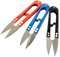 Szaerfa 3 Packs Mini U Forme Broderie À Coudre Fil Ciseaux Pinces pour Bricolage Craft Fil Snips Cutters Utile pour Couper Coutures (3)