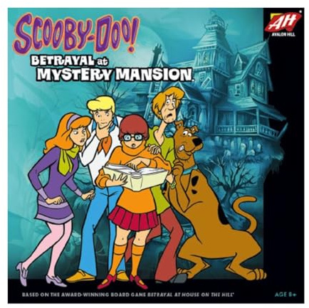 Avalon Hill Scooby DOO in Betrayal at Mystery Mansion | Official Scooby DOO + Betrayal at House on The Hill Board Game |