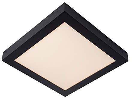 LUCIDE BRICE-LED - Deckenleuchte Badezimmer - LED Dim. - 1x30W 3000K - IP44 - Schwarz