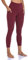 Colorfulkoala 7/8 Leggings Damen mit Taschen High Waist Sportleggings Blickdicht Scrunch Bauchweg Yogahose Sporthose, Wein Rot, L