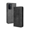 LEYAN Leder Folio Hülle für Oppo A54 5G / Oppo A74 5G, Lederhülle Brieftasche Mit Kartensteckplätzen, Premium Flip PU/TPU Handyhülle Schutzhülle Case Cover mit Ständer Funktion (Schwarz)