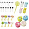 GOTOUCHI Food Picks Bento Lunch, Mini Container, Sojasauce Case Container mit Pipette – 4 Arten Set Bento Box Zubehör (Tiere)