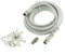 Reulin Slim F-Type Coaxial Cable Kit 5M, For Sat TV, Modem, Sky, Virgin Media, Freesat, BT Box, Satellite Receiver, 3C2V - 75 OHM (5 Meter)