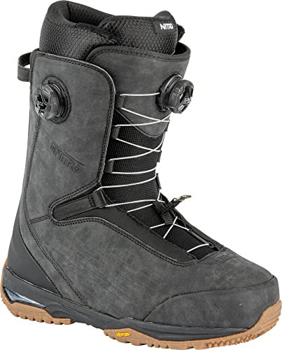 Nitro Herren Chase Dual Boa '22 All Mountain Freeride Freestyle Premium Boot Snowboardboot, Black, 290